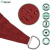SunnyRoyal 9'x13' Waterproof Sun Shade Sail Rectangle with Hardware Kits