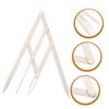 Healeved 4 Pcs Stainless Steel Eyebrow Ruler Perfect Ratio Measuring