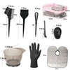 Vaguelly Hair Dyeing Kit with Brush Bowl Cape Gloves for