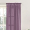 Single Plain Voile Net Curtain Sheer Panels Slot Top Heading