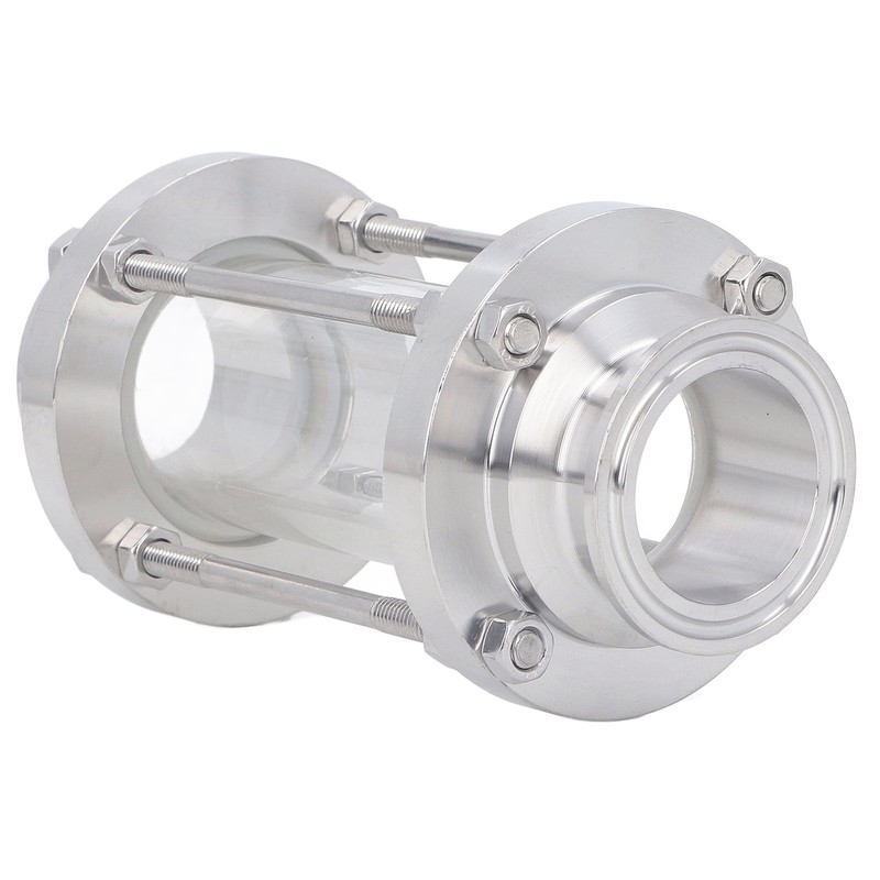 In Line Sight Glass Food Grade 304 Stainless Steel Omnidirectional