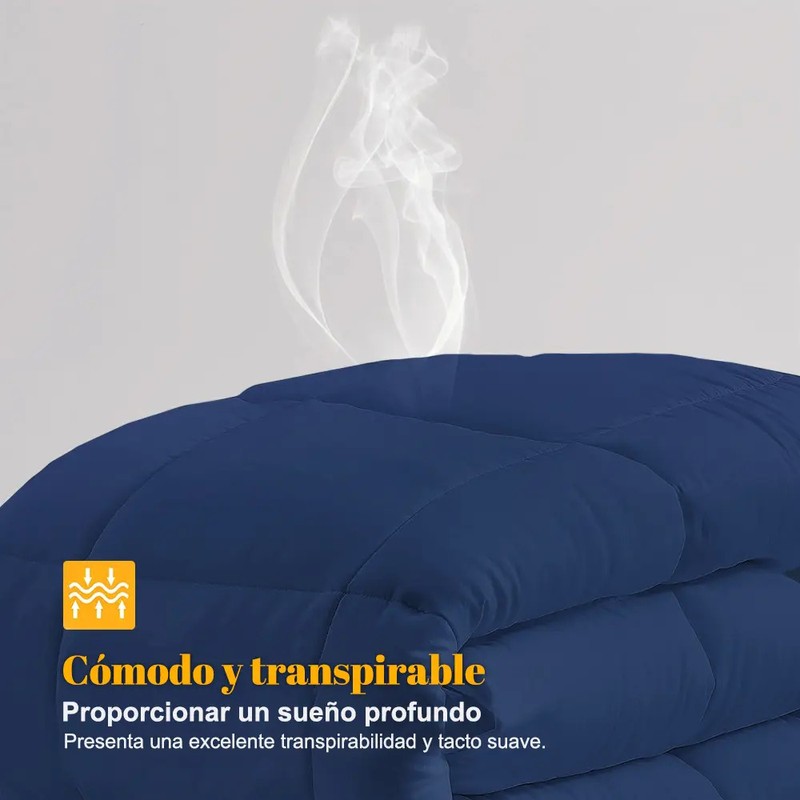 Edredón Tamaño Relleno Hipoalergénico Súper Suave Individual
