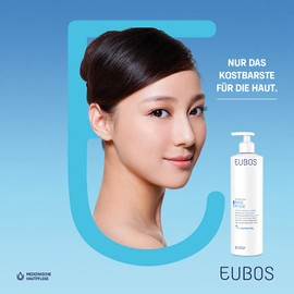 Eubos Washing emulsion with dosage blue, 400 ml, against blemished skin, gentle body cleansing, dermatologically tested, pH neutral