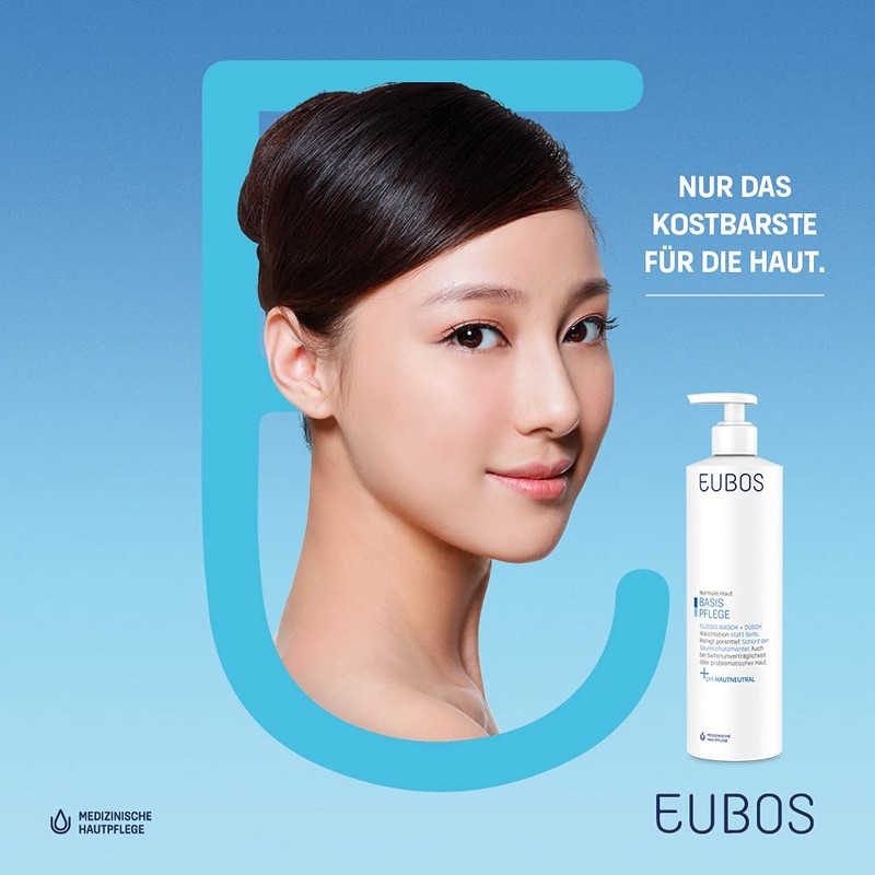 Eubos Washing emulsion with dosage blue, 400 ml, against blemished