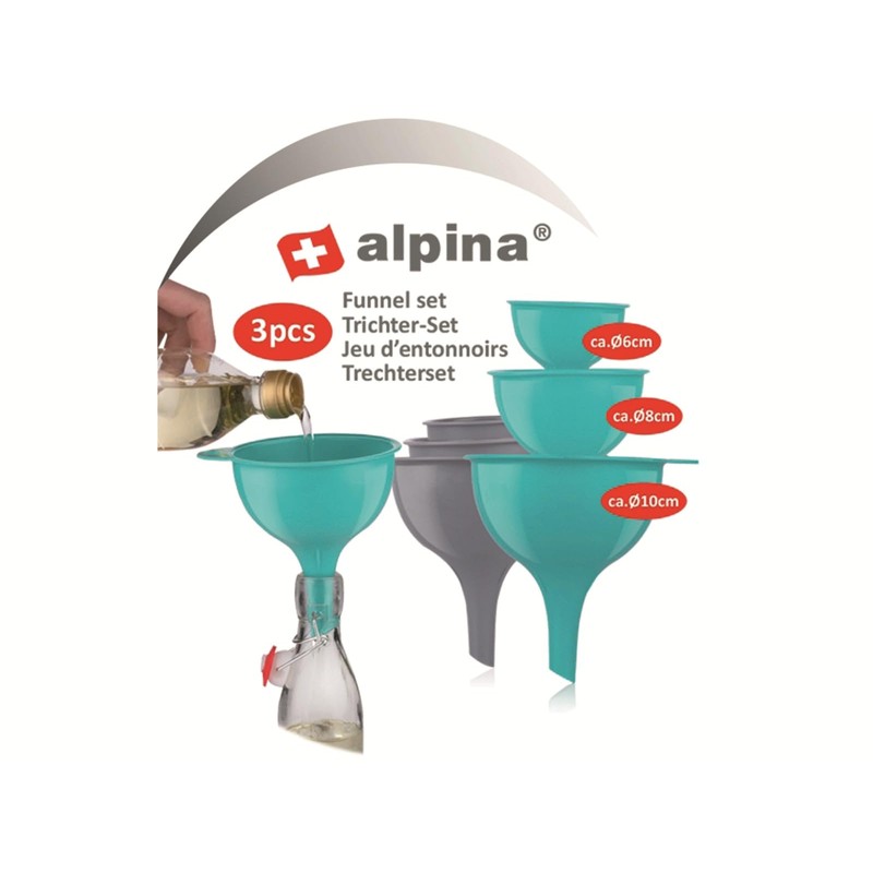 Alpina Funnel Set of 3 - Practical Funnel Set for