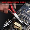 ARROW 2-Piece 6" Needle Nose Pliers Set, Mini Long Nose