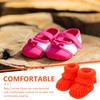 TEHAUX 1pair Handmade Knitted Booties Soft Woolen Yarn Boy Girl
