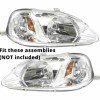 LED Headlight Lamp Headlamp Bulb For 99-2000 Honda Civic,6000K Bright