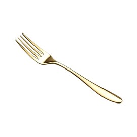 ALFACT 55803 Jenne Dinner Fork, 18-10 Stainless Steel, Made in Japan, Tsubameshi Arazawa Seisakusho Alphact Gold Cutlery