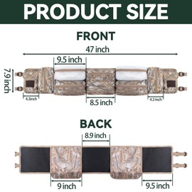 UTV Roll Cage Organizer Case, UTV Roll Cage Organizer Bag for Rear/Side by Side Accessories, Compatible with Polaris, Yamaha and Kawasaki UTVs