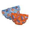 Bambino Mio Reusable Swim Nappy 2 Pack, Splash & Bubbles,