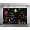 AOFOTO 8x6ft Math Classroom Blackboard Backdrop Mathematics Course Formula Geometric