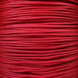 Paracord Planet 95 Resistencia a la tracción, Cuerda Tipo 1, Cuerda pequeña Ideal para Manualidades, abalorio y más (Rojo Imperial, 100 pies)