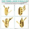 PATIKIL Swivel Towel Hooks Foldable Towel Hook Clothes Hooks Hanger