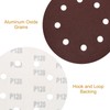 sourcing map 20pcs 7 Inch 8 Hole Hook and Loop