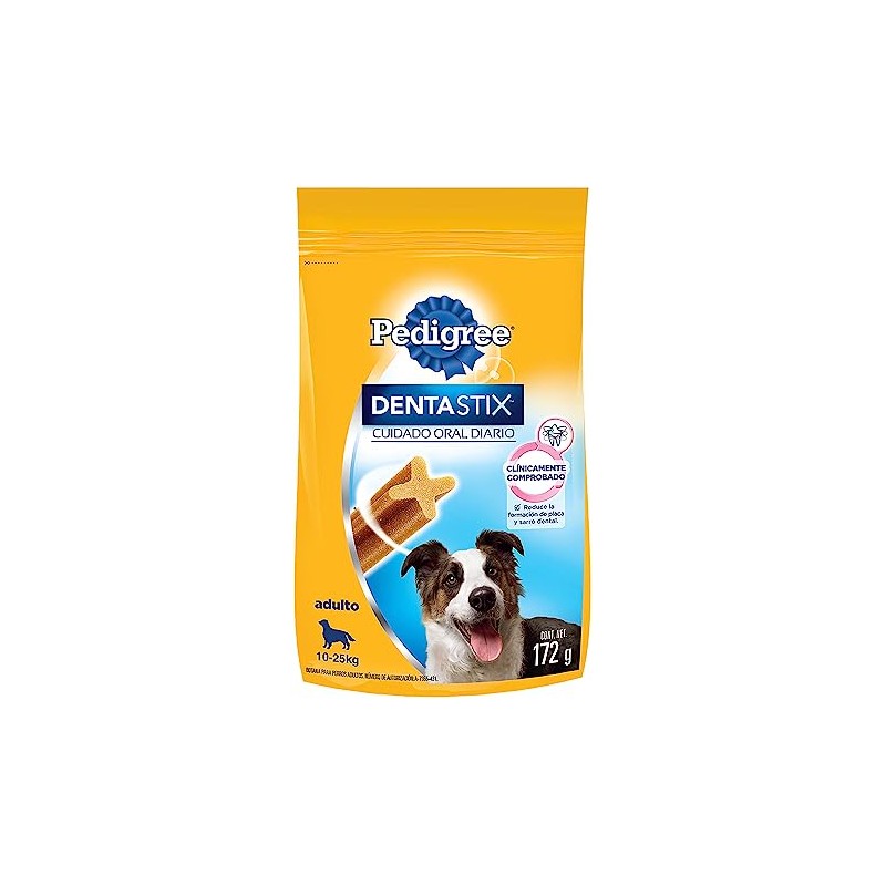 Pedigree - DENTASTIX, Snack para Perros Adultos, 7 Piezas, Cuidado
