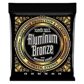 Ernie Ball set de cuerdas para guitarra acústica de bronce aluminio