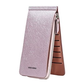 prendre Card Case, Large Capacity, Thin, Long Wallet, Women's, Men's, Holds 28 Cards, 26 Card Slots, Slim, Coin Case, Change Purse, ID Holder, PR-2BIGCASE, light purple