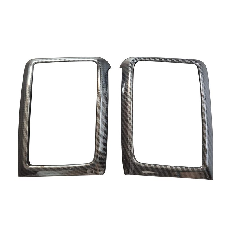 4pcs Carbon Fiber Color Air Conditioning Dashboard Vent Cover Fit