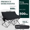 Leonyo Double Camping Chair, Loveseat Camping Chair, Outdoor Folding Moon