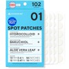 caraseoul Parches Hidrocoloides para el Acné (10/12 mm, 102 Unidades)