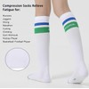 KICAS 2 Pairs Performance Tall Socks, Best for Hockey, Running,