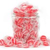 Colombina Cinnamon Striped Flavor Discs, Red & White, Bulk Hard