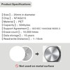 NFC Tags NXP NTAG215 White Round NFC Sticker 25mm Diameter