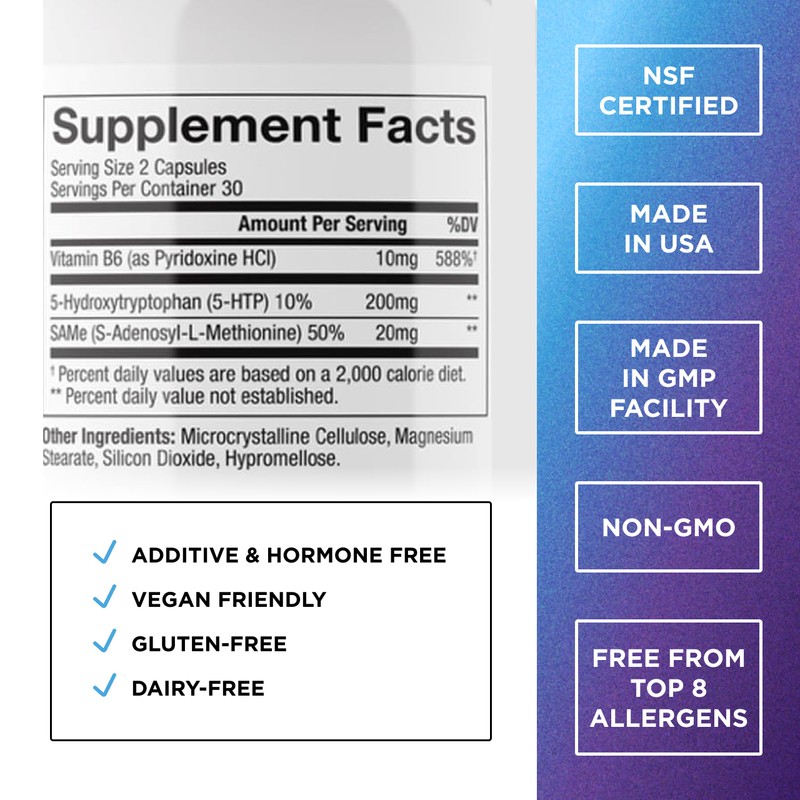 DR. EMIL NUTRITION 200 MG 5-HTP Plus with SAM-e to