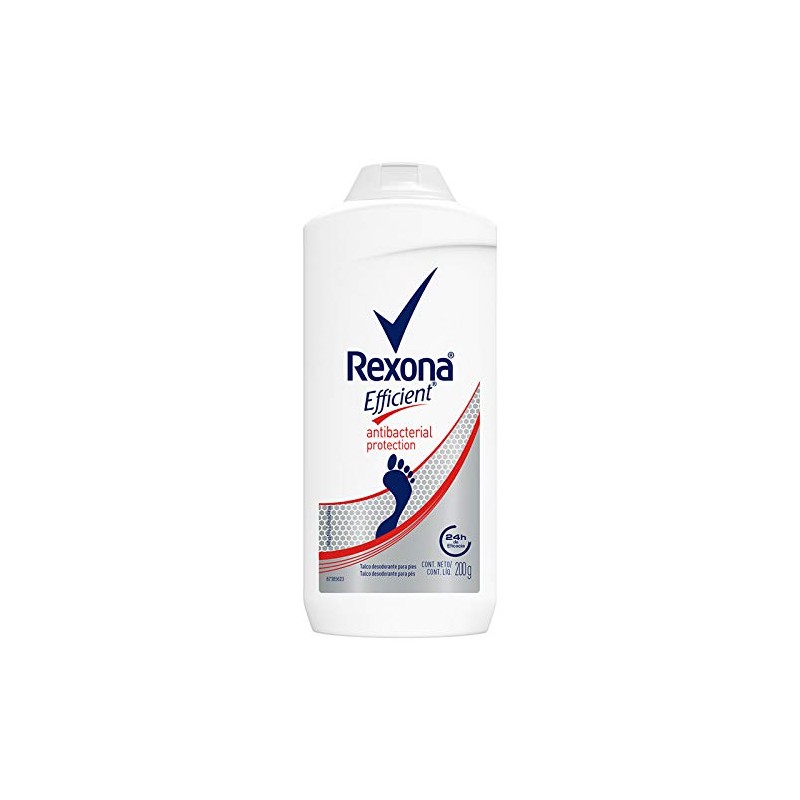 Rexona Efficient Desodorante Antibacterial para Pies en Talco Elimina Bacterias