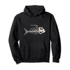 Fish Skeleton Bones Pullover Hoodie