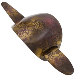 Camila Paris CP3242 French Hair Bun Holder Cover Cap Hair Updo, Brown, Hair Pin Thru, Strong Hold Grip Hair Clips for Women, No Slip and Durable Styling Girls Hair Accessories, Made in France