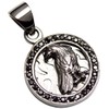 goodvibrations Good Vibration Yatao Crow Crow Silver Pendant, Silver