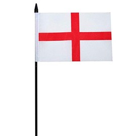 FlagSuperstore England St George Small Hand Waving Flag 6" x 4" Inch