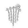 COCHARM G23 Titanium Upper Ear Dangle Helix Earrings Stud for