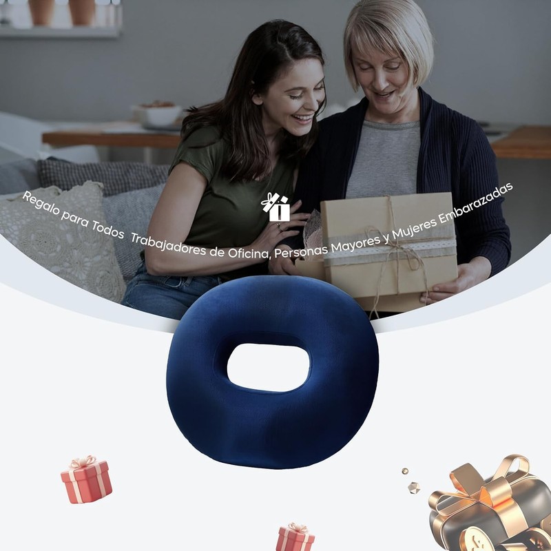OSLIFE Cojin para Coxis y Ciatica Lumbar，Cojines para Silla Memory
