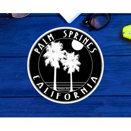 Palm Springs California Decal Sticker 3" Desert Palm Trees Travel Gift Souvenir