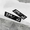 Briny River 2Pcs 10-260lbs/4.5-117kg Weight Stack Labels 4.5x1.4cm Gym Equipment