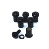Speedy Fasteners Black Aluminium Motorcycle Wind Screen Windshield Bolts Washers