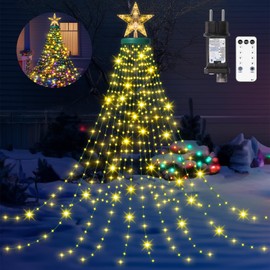 HELESIN Christmas Tree Fairy Lights Warm White