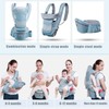 Baby Carrier 6 in 1 Baby Sling Carrier - Ergonomic,