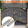 Yaocom 15 Pack Weld on Bullet Hinges 4-5/8" x 5/8"
