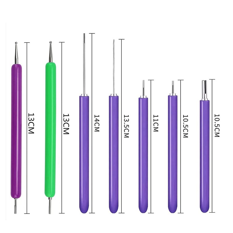 YFFSFDC Quilling Tool Set of 7 Pcs Paper Rolling Tools