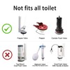 Techo Touchless Toilet Flush Kit, Adjustable Sensor, 1256315 Adapt k1954,