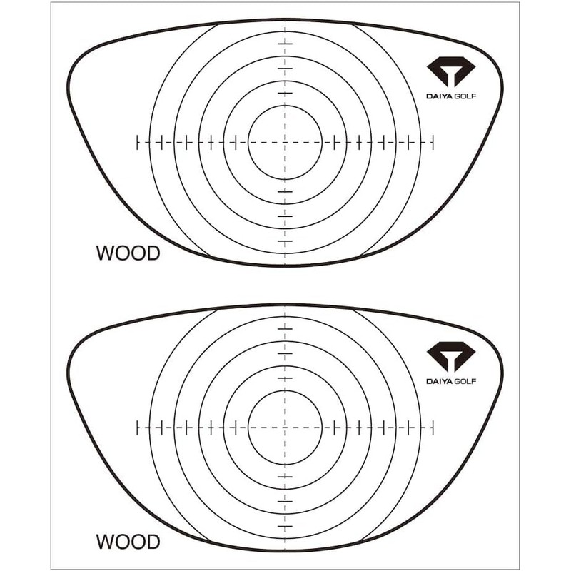 DAIYA GOLF AS-421 Impact Marker Driver 3P Shot Confirmation Impact