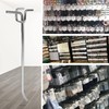 SENENQU 40PCS Pegboard Hooks, 15cm Metal Perforated Board Hooks, Heavy