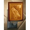 The Porcelain Garden The Owl Night Light, Porcelain Lithophane, Decorative