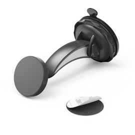 Hama Magnet Handy-Kfz-Halterung Saugnapf Magnetbefestigung, 360° drehbar