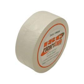 ISC Dull-Finish Racer's Tape [Gaffers Tape]: 2 in. x 27-1/2 yds. (White)