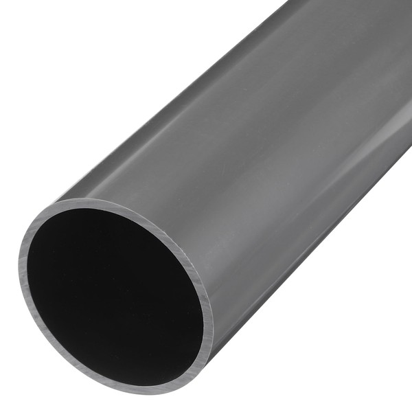 sourcing map 4.3 Inch PVC Rigid Tube Round Pipe 101.6mm
